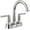 Chrome, variant on Delta 2535-Mpu-Dst Saylor 1.2 GPM Centerset Bathroom Faucet - Black