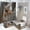style-1253, variant on 4 Piece Shower Curtain Sets Funny Screaming Squirrel Shower Curtain Set with Curtain Rug Toilet Cover And U Shaped Mat Squirrel Decor Farmhouse Bathroom Decor Set for Bathtub Decor 72inch X 72inch