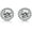 White Halo Round Cut- 3ctw(1.5ct*2) 7mm, variant on 18K White Gold Plated Round Square Clear Cubic Zirconia Stud Earrings, 925 Sterling Silver 3-10 Carat Simulated Diamond CZ Earrings, Princess Radiant Cushion Oval Cut Hypoallergenic Studs for Women