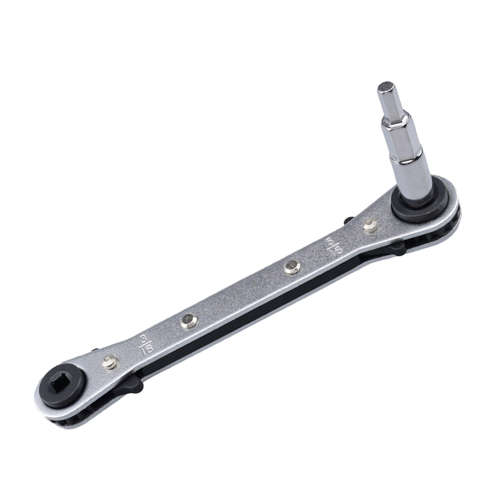 Valves Cores Remover Tool and Hex Bit Adapter for HVAC Equipments Repair 10Pc Valves Cores HVAC Service Wrench