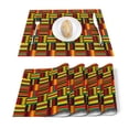 thumbnail image 2 of African Kenyan Geometric Printed Kitchen Placemat Dining Table Mat Coaster Cotton Linen Pads Bowl Coaster Decoration, 2 of 5