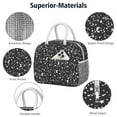 thumbnail image 4 of Lunch Bag Lunch Box for Women Reusable Insulated Lunch Bags,Water-Resistant Gothic Cooler Lunch Tote Bag, Large Capacity for Work Travel Picnic, 4 of 6