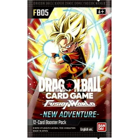 Bandai Dragon Ball Super Trading Cards - Fusion World New Adventure FB05 - PACK [12 Cards]