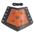 thumbnail image 4 of Brazales de Muñequera con Cordón Ajustable de material cuero Artificial con Remaches Engranaje Steampunk Accesorios de Disfraces Negro, 4 of 9