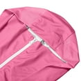 thumbnail image 5 of MIXUE Women Blouses Summer Solid Color Hooded Long Sleeve Zipper Slim Fit Womens Tops Streetwear,Pink,XL, 5 of 9