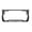 Black/Silver, variant on Beach Please Design Palm Tree Style Metal License Plate Frame Personalized/Car Accessories Car Tag Holder Cover (Chrome/Yellow)