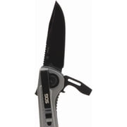 SOG Knives SOG Flash MT Silver and Black Multitool 2.4in Black Clip Point Blade SOG29550141