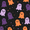 Halloween Orange Ghosts, variant on Yayeee Tablecloths 54" x 54" Rectangle Wrinkle Resistant Party Table Cover, Halloween Purple Ghosts