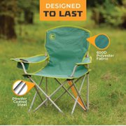 CORE Youth Camping & Tailgate Quad Chair, 2 pack, Green