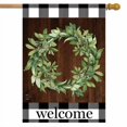 thumbnail image 2 of Briarwood Lane Farmhouse Wreath Everyday House Flag, 2 of 4