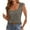 Gray, variant on Sherrylily Women Cap Sleeve Scoop Neck Tank Tops Casual Solid Basic Tee Shirts