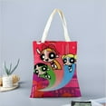 thumbnail image 2 of Las Supercías Bolso de tela con estampado de lienzo para mujer, bolsa de compras reutilizable y estética, con cremallera interior, regalo para mujer,40*40cm., 2 of 6