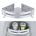 thumbnail image 3 of GUOOL Étagère d'Angle de Douche Sans Perçage, Panier en Aluminium pour Shampooing Triangle, 3 of 8