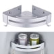 thumbnail image 3 of Estante de esquina para baño, estante de pared de aluminio para ducha y baño, champú para baño. Triángulo de plata, 3 of 8