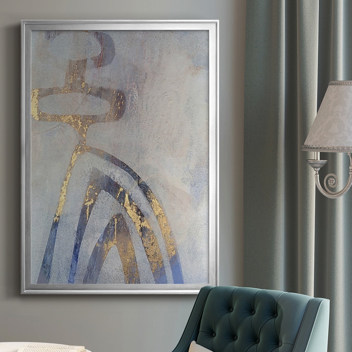 Linx III Premium Framed Print, in Gold, Black, or Silver - Ready to Hang