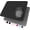 Black, variant on Hard Mouse Pad,Ultra Thin Wood-Textured PU Leather Mouse Mat,Waterproof Non-Slip Rubber Base Mousepad for Office/Home/Gaming (Black)