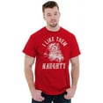 thumbnail image 3 of Funny Xmas Santa I Like Them Naughty Men's Big & Tall Crewneck Graphic Tee Brisco Brands 4X, 3 of 5