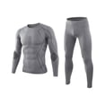 thumbnail image 1 of Conjuntos de Ropa interior térmica Zulema Calzoncillos largos Ropa de abrigo Traje de compresión de secado rápido L gris, 1 of 8