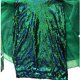 thumbnail image 3 of Falda larga estilo steampunk gótica de sirena verde, 3 of 5