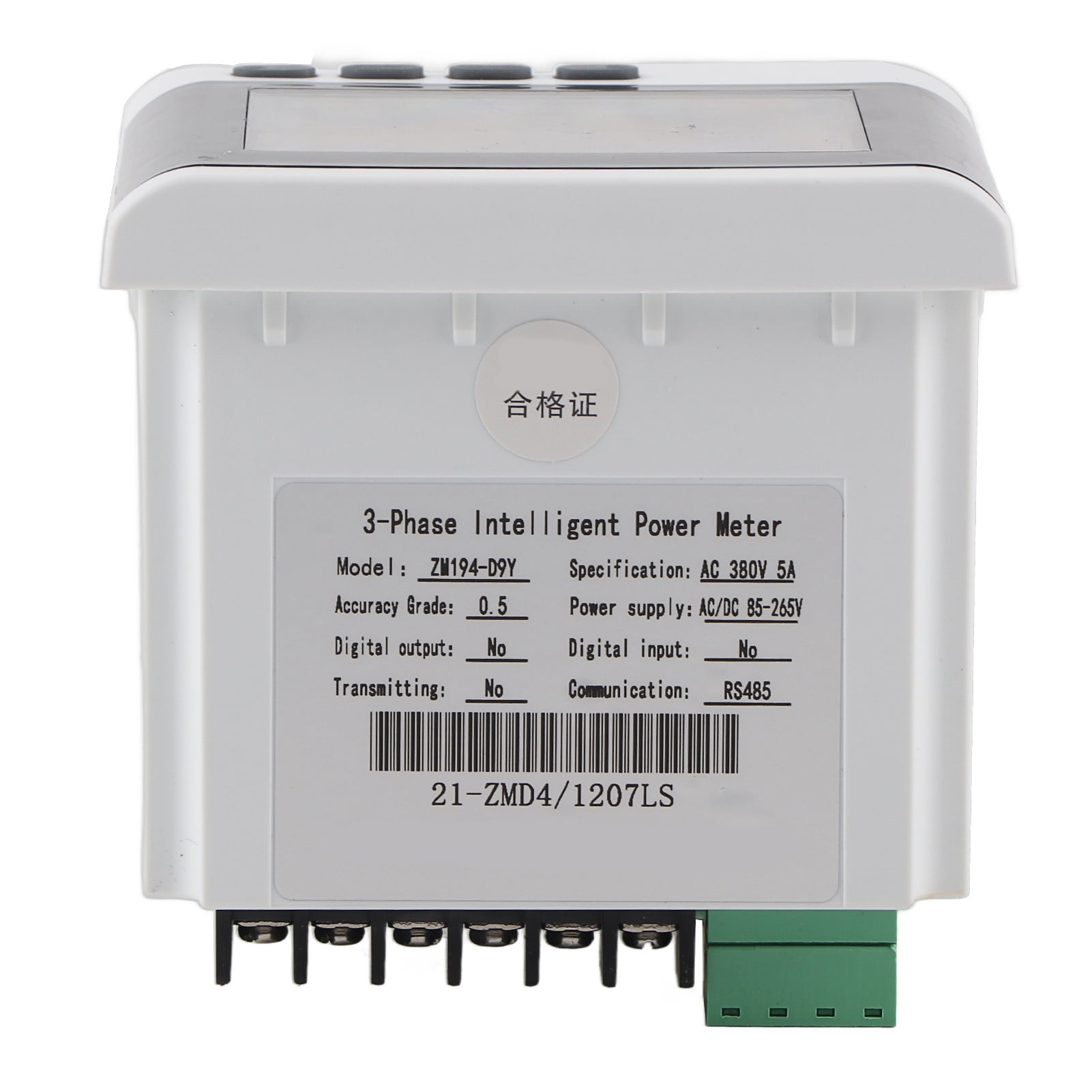 Multi Function Three Phase Programmable Electric Power Meter Digital LED Ammeter Voltmeter