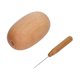 thumbnail image 2 of Wooden Darning Egg, Socks Sewing Tools Widely Used With Needle For Clothing, 2 of 5