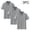 Gray, variant on Boys School Uniform Shirts Cotton Short Sleeve Classic Fit Summer Casual Polo Shirt 3-Pack Navy Size 12