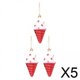 thumbnail image 1 of Colgante de árbol,Adorno navideño colgante personalizado,Lindos adornos colgantes para árboles de Navidad,Adornos de bufanda navideña con colgante de árbol,Accesorios decorativos para, 1 of 9