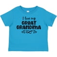 thumbnail image 3 of Inktastic I Love My Great Grandma with Hearts Boys or Girls Toddler T-Shirt, 3 of 5