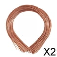 thumbnail image 1 of 2x50 Diademas De Metal Lisas Para Manualidades, Diademas De Alambre Fino Hechas A Mano De Cobre, 1 of 8