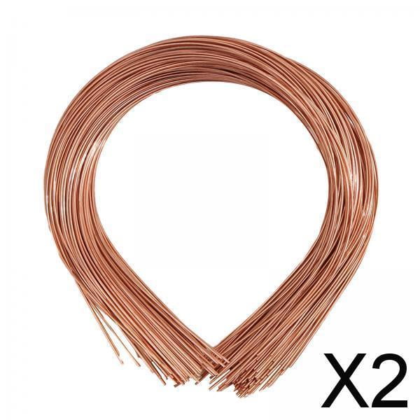 2x50 Diademas De Metal Lisas Para Manualidades, Diademas De Alambre Fino Hechas A Mano De Cobre