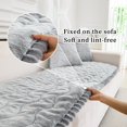 thumbnail image 5 of CJC Sofa Cover Fuzzy Couch Cover for Pets Dog Cat Washable Non-Slip Sofa Slipcover Cushion Protector Pets Friendly Mat (Gray, 28'' x 70''), 5 of 9