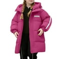 thumbnail image 2 of Kids Winter Coat Kids Winter Clothes Girls Down Winter Jacket for Kids Long Hooded Coat Warm Windproof Outerwear Casual Fashion Children's Jacket Ideal for Outdoor and Leisure Activities, 2 of 5