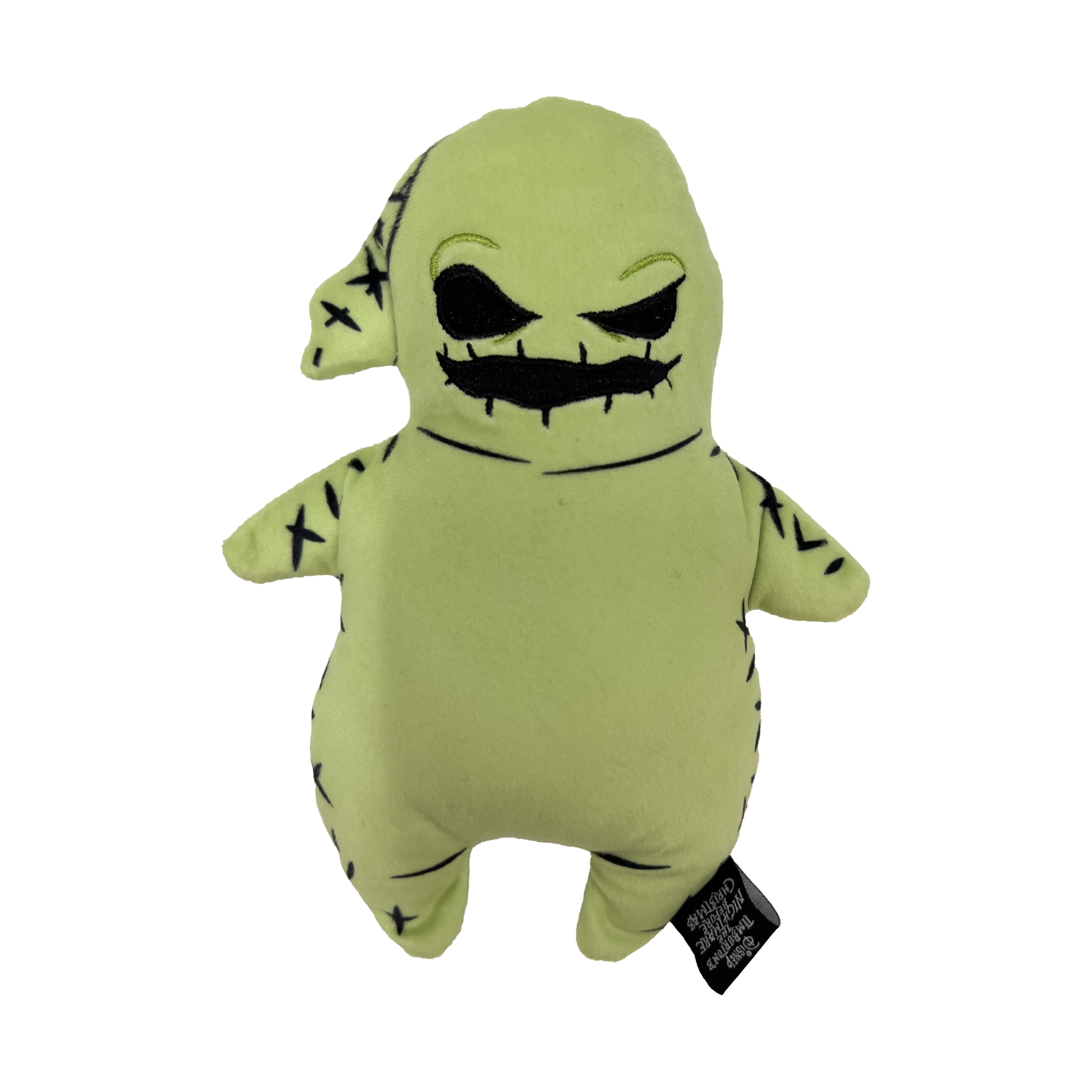 Disney Halloween Dog Toy, Nightmare Before Christmas, Oogie Boogie, Plush, Squeaky, Green, 8"