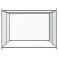 thumbnail image 4 of vidaXL Dog Cage Grey Galvanized Steel Large Durable Dog Cage, 4 of 6