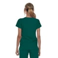thumbnail image 2 of Grey's Anatomy Signature Women's 2121 Notch Neck Scrub Top- Hunter Green- M, 2 of 2