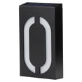thumbnail image 1 of Cateissary Placa de puerta solar digital Luz de gran tamaño Desenchufado Villa Lámpara Tienda Adornos Led Paisaje Placa de noche Placa Iluminación y accesorios Número 0, 1 of 6