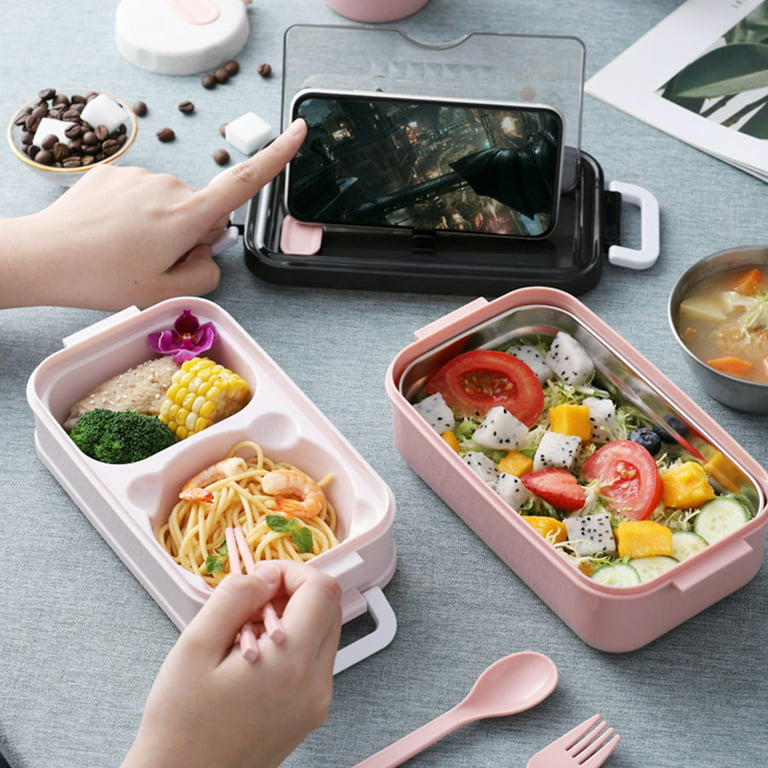 4 Compartment Bento Lunch Box Meal Prep Containers Lunch Box for Schools  Kids Durable BPA Free Reusable Food Storage Containers - AliExpress
