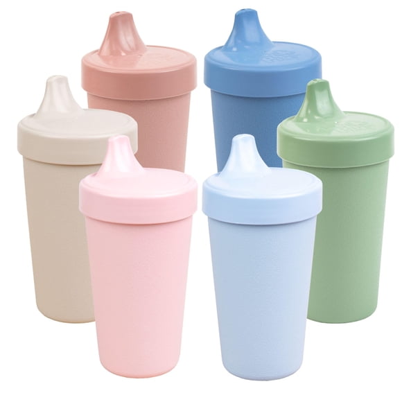 Vaso para beber Re-Play, juego de 6, 300 ml, antiderrame, con boquilla