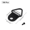 thumbnail image 4 of 100 Sets Small Triangle Ring Steel Picture Hangers with Screws Picture Frame Triangle Hook with Transparent Box Picture Frames Picture Hang Single Hole Lifting Ring for Hanging Clock Photos, 4 of 5