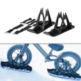 thumbnail image 1 of Trineo de nieve Cola Trineo Bicicleta Soporte para bicicleta Negro, 1 of 8