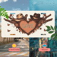 thumbnail image 5 of 1 Pcs 2D Flat License Plate Covers & Frames, Cowboy Love For Decorative Front, Waterproof For Decoration Aluminum License Plate Covers & Frames Cover For Men Women, 12" X 6", 5 of 7