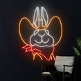 thumbnail image 2 of Handmadetneonsign Easter Rabbit Cowboy Neon Sign, Happy Easter Led Sign, Happy Easter Neon Light, 2 of 5