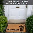 thumbnail image 3 of Tapete de entrada MAINEVENT Meowdy con gato 76 x 43 cm para exterior, fibra de coco, 3 of 8