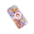 thumbnail image 2 of 100/60 Lazos para el cabello Coleteros para niñas Bandas de goma para el cabello multicolor Bandas para el cabello Accesorios elásticos para el cabello Cuerda para el cabello Conjunto de cola de cabal, 2 of 2