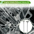 thumbnail image 2 of Kit de Válvulas de Admisión y Escape del Motor Unique Bargains No.IVSU11S para MINI R56 Cooper S Coupe 2005-2010 Válvulas de Aire de Entrada y Salida 1 Juego, 2 of 6