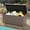 Brown, variant on Uforic 260-Gallon Wicker Outdoor Deck Boxes with Waterproof Liner Bag, Rattan Storage Bin, Large Storage Deck Box - Black