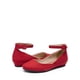 thumbnail image 4 of Flats de gamuza roja REVONA para mujer DREAM PAIRS Talle 7, 4 of 6