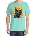 thumbnail image 2 of Wild Bobby,Cute Colorful Rainbow Doberman Dog Dog Lover Garment-Dyed Washed Look Short Sleeve Tees, Mint, 2XL, 2 of 3
