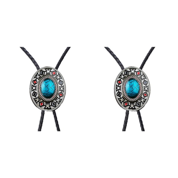 Qarigey Bolo Tie Style Western Style Cowboy Light Fashional Accesorio de ropa Corbatas Diseño único Vintage Accesorios de disfraces Hombres Color natural 2piezas Qarigey CBP188624