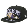 thumbnail image 3 of Men's New Era Black Baltimore Ravens  Oversized 59FIFTY Fitted Hat, 3 of 5